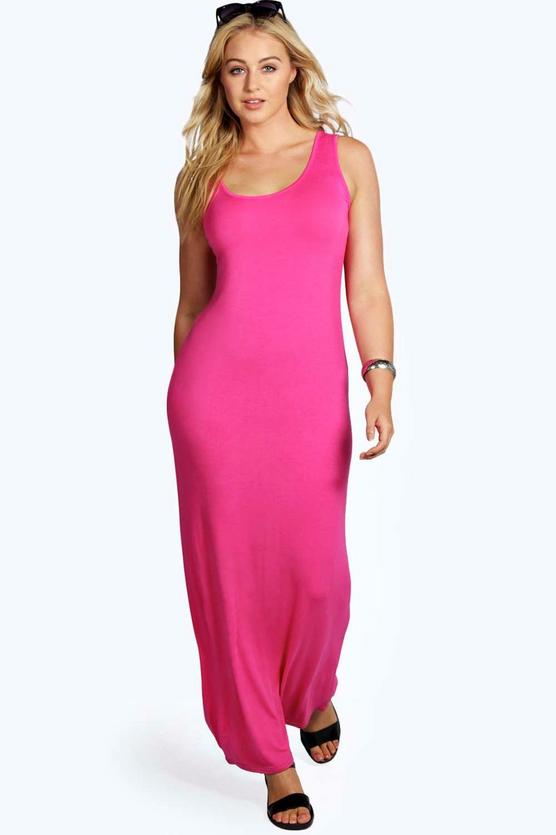 Plus Rosie Scoop Neck Maxi Dress